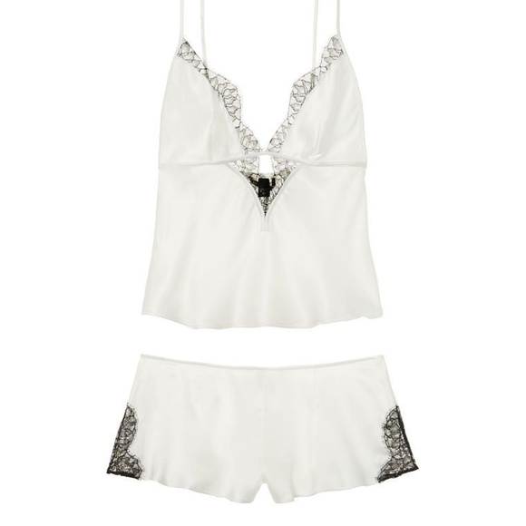 Satin cami sleep set sale